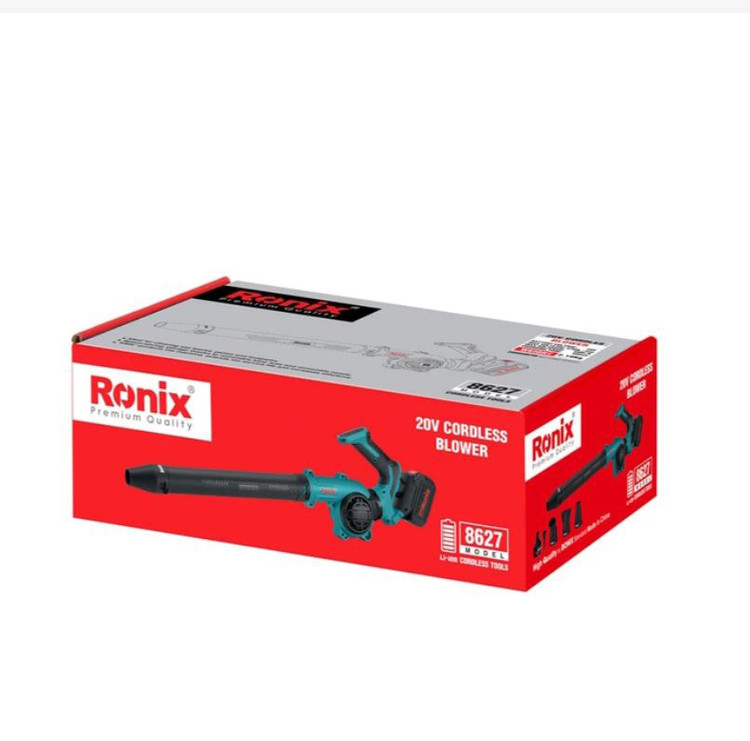بلوور شارژی 20 ولت Ronix مدل 8627 با دسته گردان و موتور پرقدرت