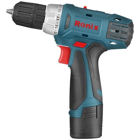 کیت دریل شارژی رونیکس مدل R-8012 دو باتری