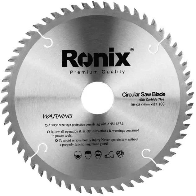تیغ اره الماسه صنعتی رونیکس180x56 MDF مدل (RH-5104)