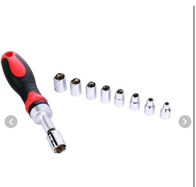 سری پیچ گوشتی جغجغهای ساعتی و سری بکس RH-2717 رونیکس مجموعه 55 عددی