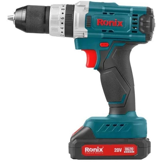 کیت دریل شارژی 20 ولت 53 پارچه رونیکس مدل RS-8620