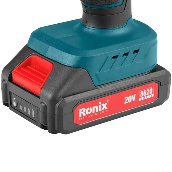کیت دریل شارژی 20 ولت 53 پارچه رونیکس مدل RS-8620