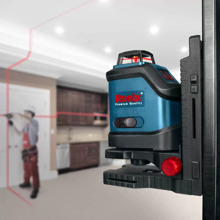 تراز لیزری رونیکس مدل RH-9502 دو خط ۳۶۰ درجه